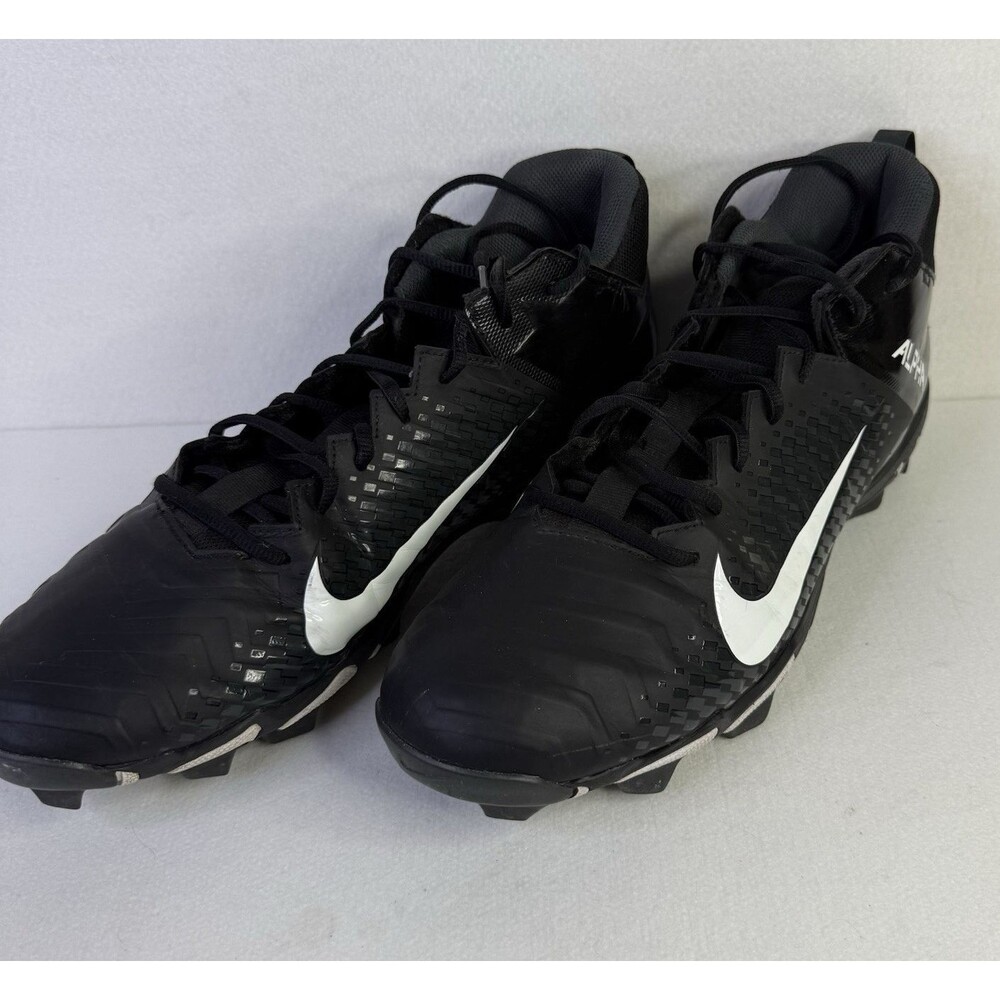 NIKE Alpha Menace 2 Shark Football Cleats Men Size 13 AQ7653-001 - Picture 2 of 6